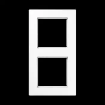 A5582BFWW Рамка A550 Белый 2-постовая Jung