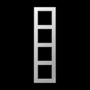 A5584BFAL Рамка A550 Алюминий 4-постовая Jung