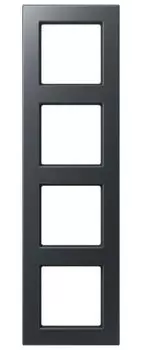 A5584BFANM Рамка A550 Антрацит 4-постовая Jung