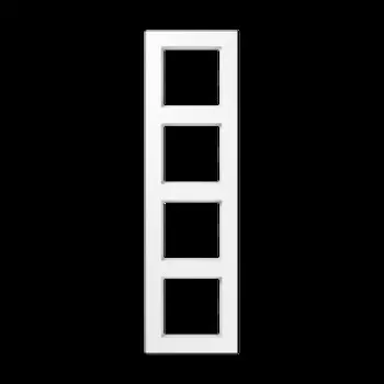 A5584BFWW Рамка A550 Белый 4-постовая Jung