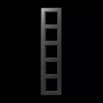 A5585BFANM Рамка A550 Антрацит 5-постовая Jung