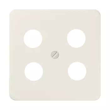 A561-4SAT1 Крышка для SAT-роз.,4-гнезда, сл.кость Jung AS серия