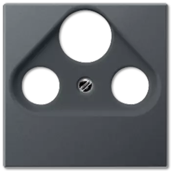 A561BFPLSATANM А 500 Антрацит Телевизионная розетка оконечная Jung TV-SAT-FM