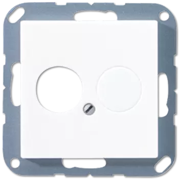 A562WW Крышка для 2-х гнезд, бел. Jung A серия