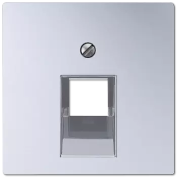 A569-1PLUAAL А 500 Алюминий Накладка 1-ой наклонной ТЛФ/комп розетки Jung A серия