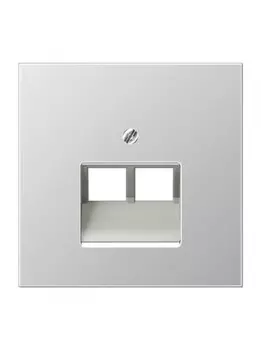 A569-2NINFWW Крышка для 2-х модульных разъемов, бел Jung A серия