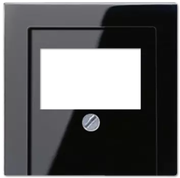 A569PLTSW А 500 Черный Крышка для TAE-розетки, моно-/стерео аудио розетки Jung A серия