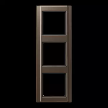 A583MO Рамка A 500 Мокко 3-постовая Jung