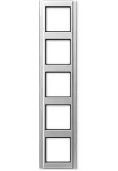 A585AL Рамка A 500 Алюминий 5-постовая Jung