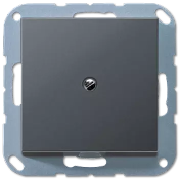 A590BFAANM А серия Антрацит Вывод кабеля с суппортом Jung