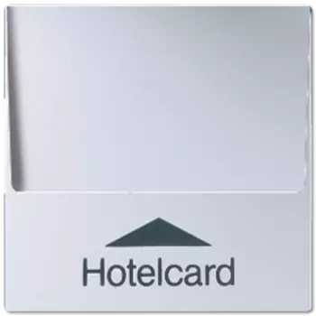 A590CARDAL Накладка карт.выкл., кр.ал. Jung A серия