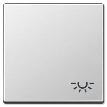 A590LAL А 500 Алюминий Клавиша 1-я с символом "ОСВЕЩЕНИЕ" Jung A серия