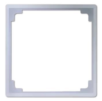 A590ZAL А 500 Алюминий Рамка промежуточная для монтажа изделий с крышкой 50х50 Jung A серия