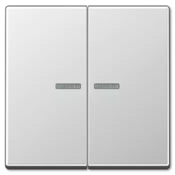 A595KO5AL А 500 Алюминий Клавиша 2-я с подсветкой Jung A серия