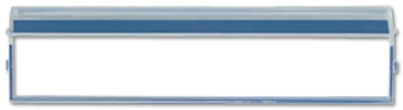 A82NA Накладка из оргстекла для изделий с шильдиком, прозрачная, 13*54 мм Jung