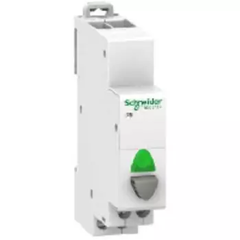 A9E18038 Кнопка управления ipb 1но серая+зеленый индикатор , Schneider Electric