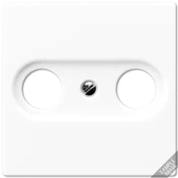 ABA561PLTVWW АS 500 Белый антибактериальный Накладка TV-FM розетки Jung AS серия