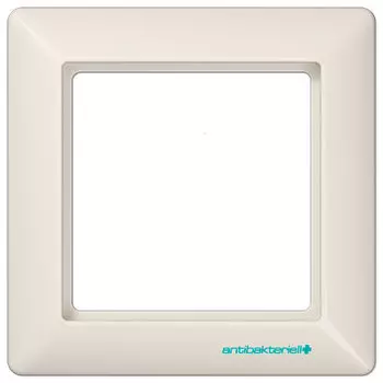 ABAS581NA Рамка Антибактериальная версия AS 500 Бежевый 1-постовая Jung