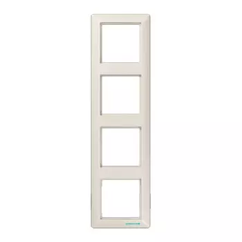 ABAS584 Рамка Антибактериальная версия AS 500 Бежевый 4-постовая Jung