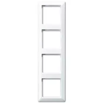 ABAS584WW Рамка Антибактериальная версия AS 500 Белый 4-постовая Jung