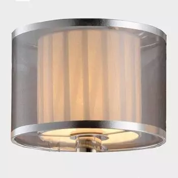 Абажур Newport 1601/FL двойной серебристый