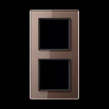AC582GLMO Рамка A Creation Мокко 2-постовая Jung