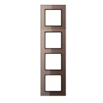 AC584GLMO Рамка A Creation Мокко 4-постовая Jung