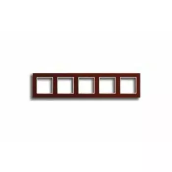 AC585GLRT Рамка A Creation Красный оксид 5-постовая Jung