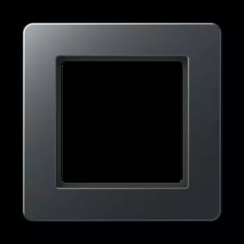 AF581BFANM Рамка A flow Антрацит 1-постовая Jung