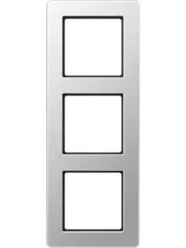 AF583BFAL Рамка A flow Алюминий 3-постовая Jung