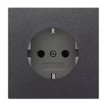 AL1520AN Розетка с заземлением Jung 16А/250В LS серия Антрацит