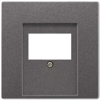 AL2969TAN LS 990 Антрацит Крышка для ТАЕ-розетки,моно/стерео-аудиорозетки,комбинированной вставки Jung LS серия
