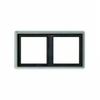 AL2982 Рамка LS 990 Алюминий 2-постовая Jung