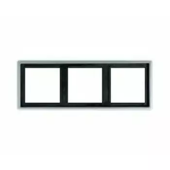 AL2983 Рамка LS 990 Алюминий 3-постовая Jung