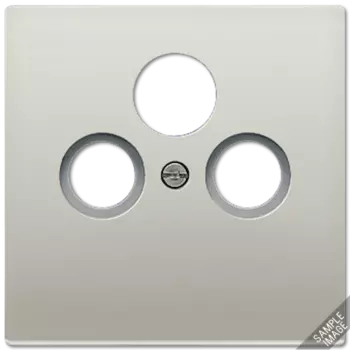 AL2990SAT LS 990 Алюминий Накладка TV-SAT-FM розетки Jung LS серия