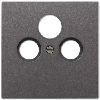 AL2990SATAN LS 990 Антрацит Накладка TV-SAT-FM розетки Jung LS серия