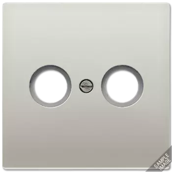 AL2990TV LS 990 Алюминий Накладка TV-FM розетки Jung LS серия