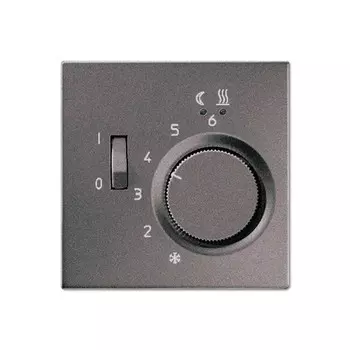 ALFTR231PLAN LS 990 Антрацит Накладка регулятора теплого пола(мех.FTR231U) Jung LS серия