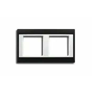 AP582ANTWW Рамка A Plus Антрацит / Белый 2-постовая Jung