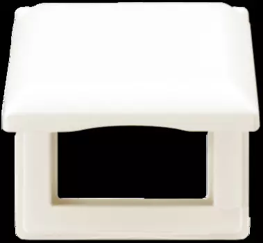 AS581BFKL Рамка ударопрочная AS 500 Слоновая кость 1-постовая Jung