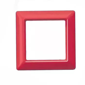 AS581BFRT Рамка ударопрочная AS 500 Красный 1-постовая Jung