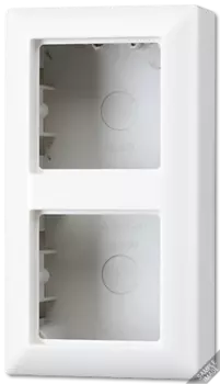 AS582AW АS 500 2-ая Коробка для накладного монтажа, сл.кость Jung AS серия