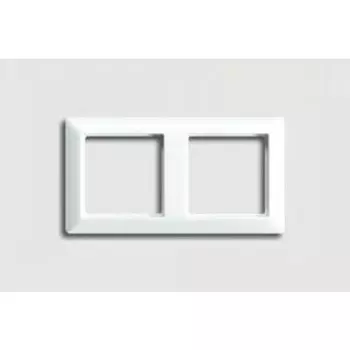 AS582WW Рамка AS 500 Белый 2-постовая Jung