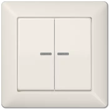 AS590-5KO5 Клавиша для сдвоенного выключателя, с рамкой, сл.кость Jung AS серия