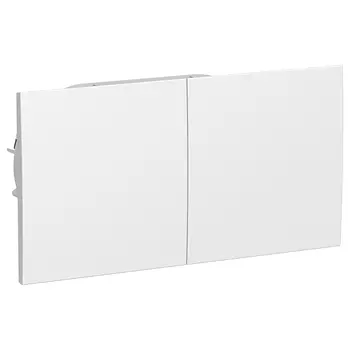 ATN000128 Atlasdesign Розетка двойн. с заземл.со штор.со сдвиж. крышк, 16А, в сборе, Белый Schneider Electric