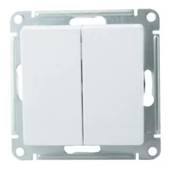 ATN000151 Atlasdesign 2-клавишный Выключатель, сх.5, 10АХ, механизм, Белый Schneider Electric