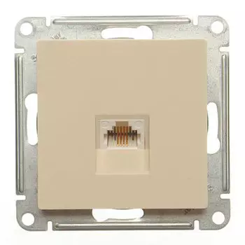 ATN000281 Atlasdesign Розетка телефонная RJ11, механизм, Бежевый Schneider Electric