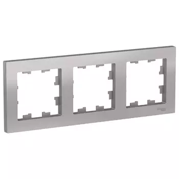 ATN000303 Рамка AtlasDesign Алюминий 3-постовая Schneider Electric