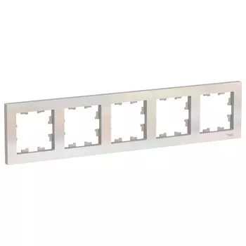 ATN000405 Рамка AtlasDesign Жемчуг 5-постовая Schneider Electric