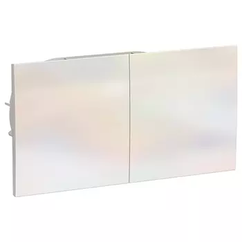 ATN000428 Atlasdesign Розетка двойн. с заземл.со штор.со сдвиж. крышк, 16А, в сборе, ЖЕМЧ Schneider Electric